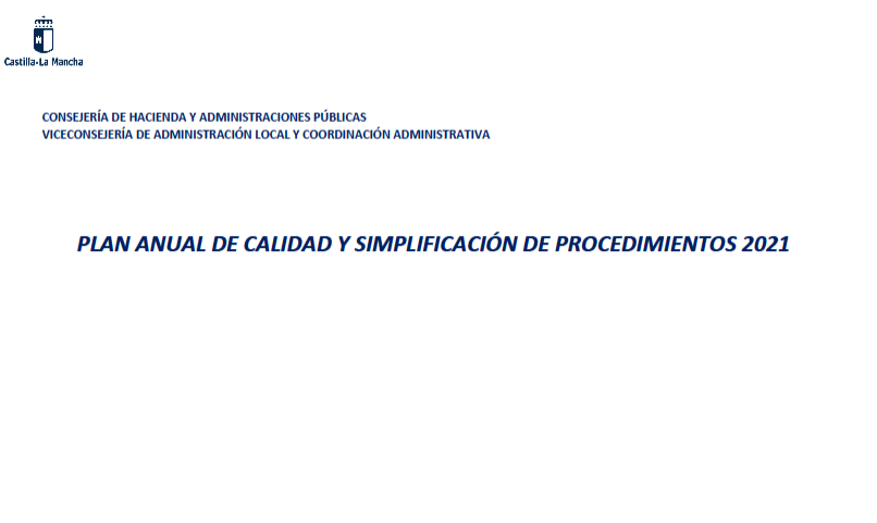 Plan Anual de Calidad y Simplificación de Procedimientos 2021