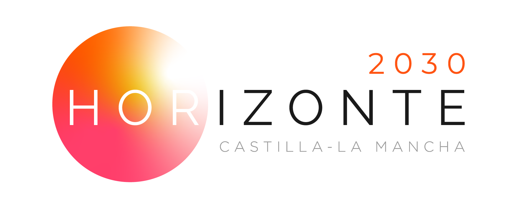 Logotipo Catilla La-Mancha Horizonte 2030